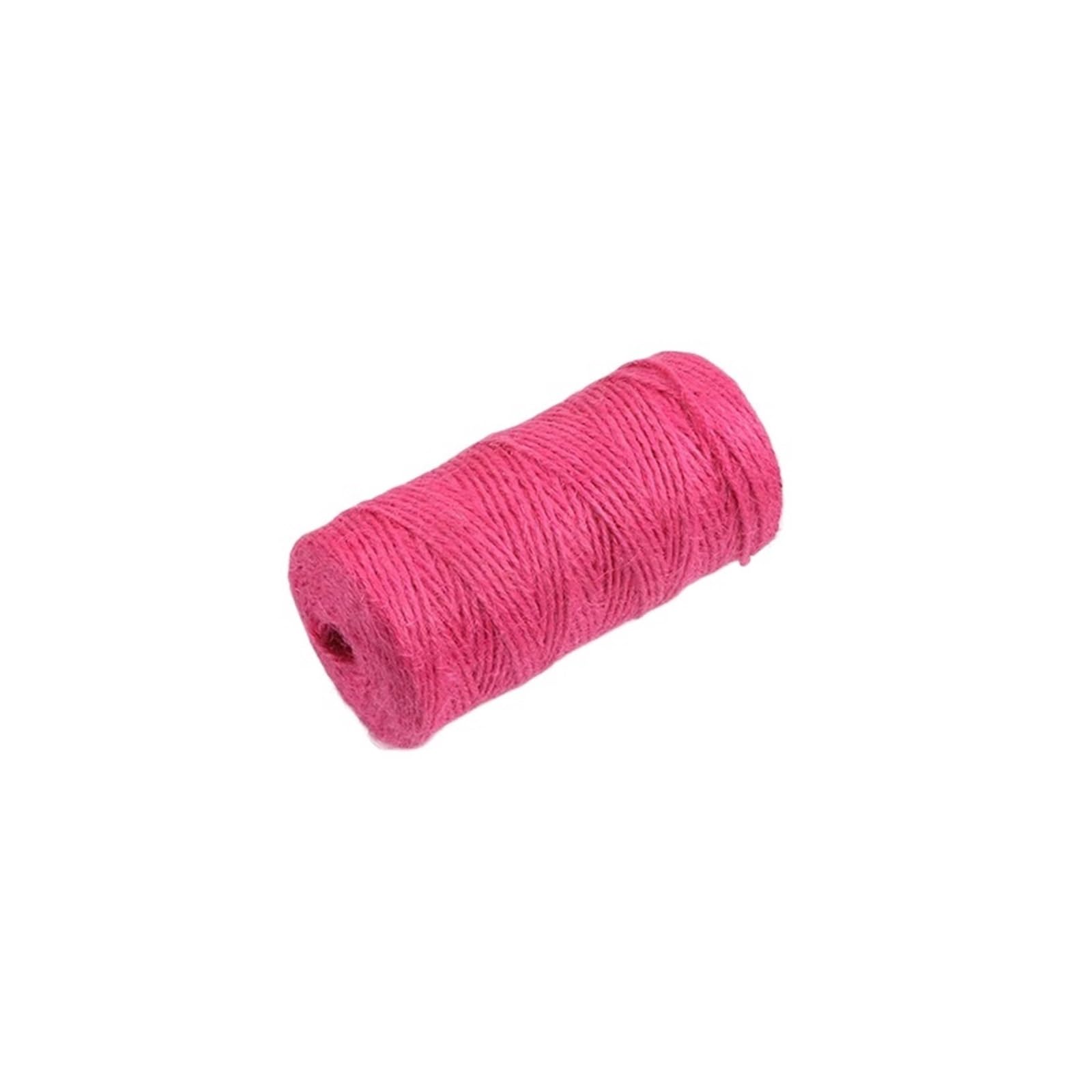 100M/Roll Colorful Jute Twine 2mm 3 Strands String Cords Burlap Ropes For Crafts Wrapping Picture Display(23 Rose)
