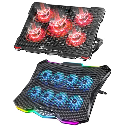 Set de coolers para laptop AICHESON AA3 y S035 RED miniatura 1