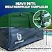 YardStash 76 Gallon Waterproof Deck Box, Portable Outdoor Storage Box for All Weather Tarpaulin Deck Box, Perfect for the Boat, Yard, Patio, or Camping – 76 Gallon, M Green