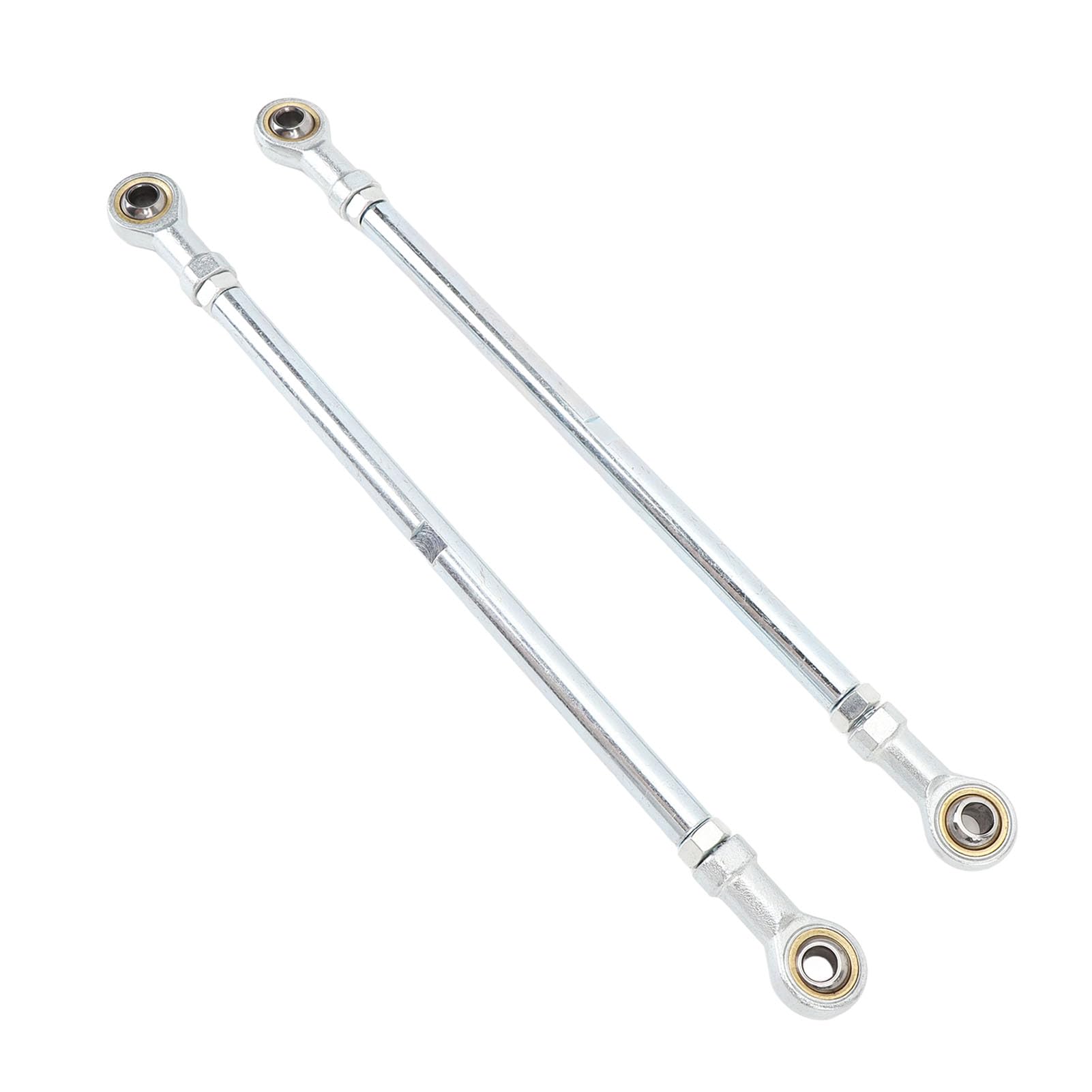 1 paire de biellettes de direction 295 mm 8 mm en alliage d'acier haute résistance longue durée pour kart, VTT, chariot de course