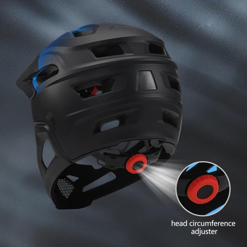 Casco de bicicleta desmontable cara completa que optimiza tu protección en montaña 3