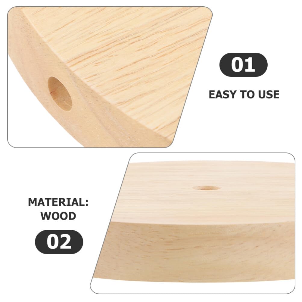 Pauleen Woody Shine tafellamp houten voet, glasbol