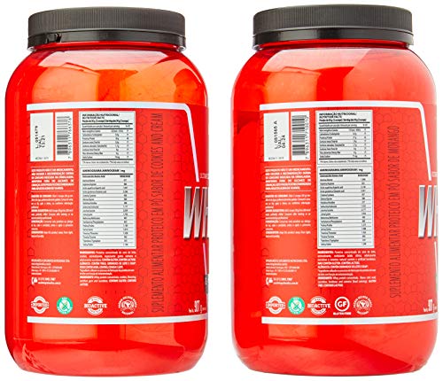 kit 2x Whey 100% Pure 907g Cookies E Morango Integralmedica