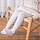 Zando Kinder Strumpfhosen Mädchen Baby-Strumpfhosen Baumwolle Socken Kinderstrumpfhose Leggings Baby Kleinkind Weiß 6-12 Monate (Tag Size M)
