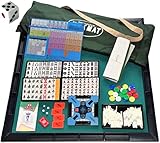 麻雀牌・マットのセット ジャンクマット プライムギア 当店オリジナル(特大サイコロ16mm・スコア帳・ポーカーチップ付)