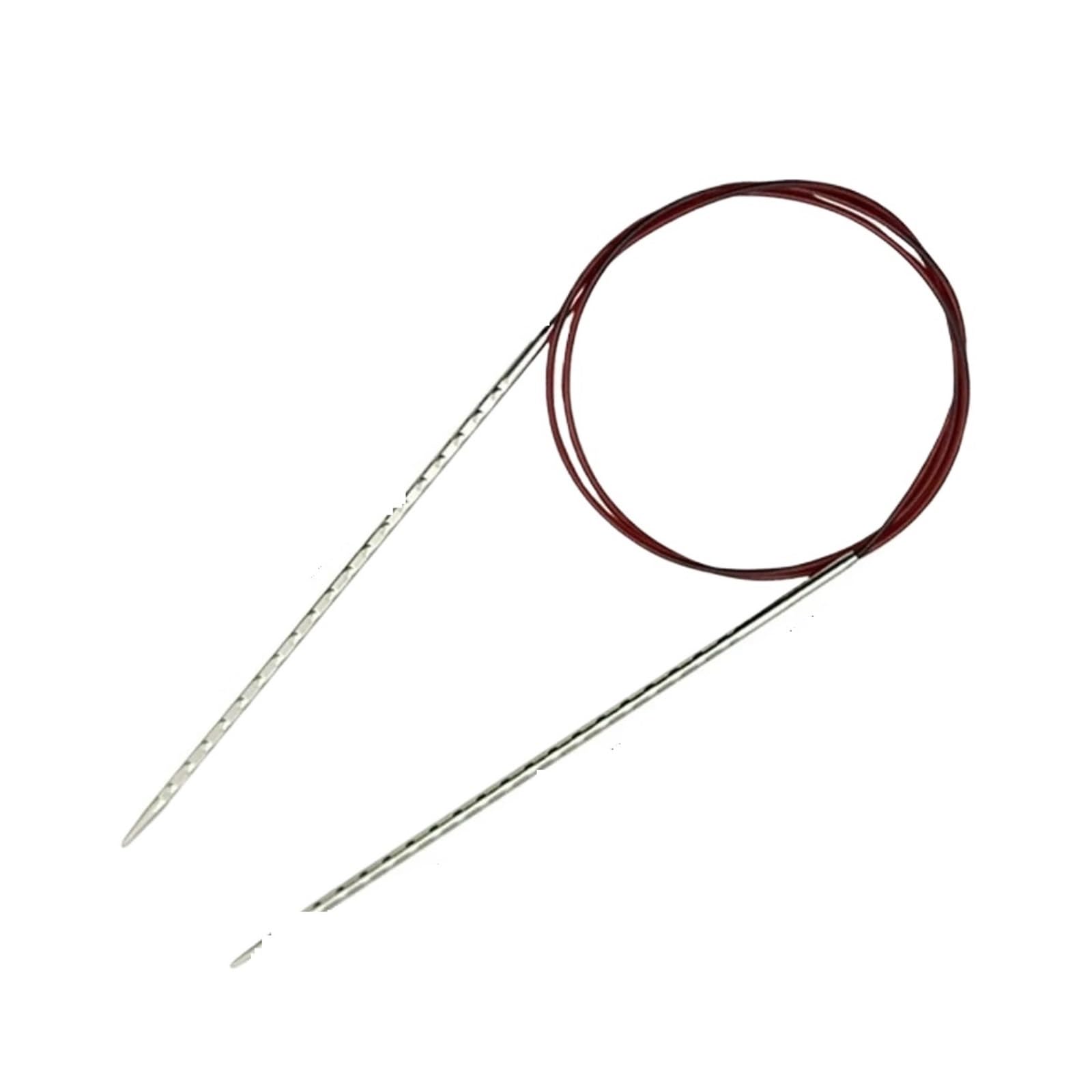 Knitting Needles Knitting Needles Thread Metal Weaving Pins Needlework Tools Wool Yarn DIY Knit Accessories(60CM-2.5mm)