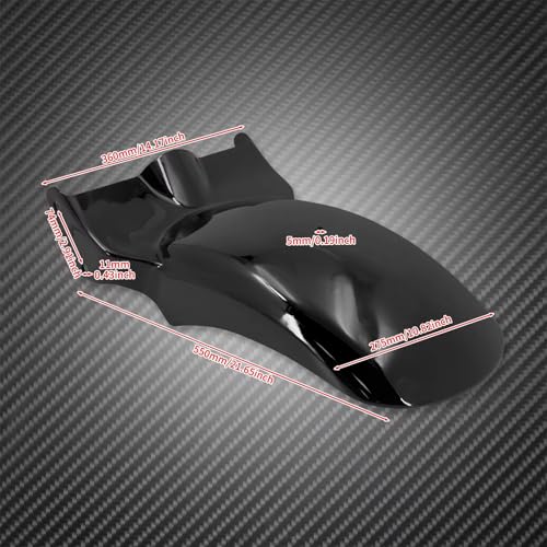 Guardabarros trasero de metal para Softail Fat Boy 2018-Up sin cubierta 3