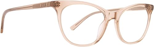 DIFF Eyewear - Jade - Lentes de diseño con ojo de gato UV400 con bloqueo de luz azul para mujer