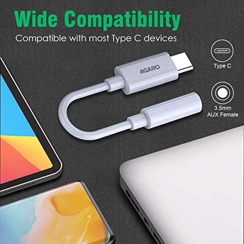 Image of AGARO Type C to 3.5 mm Female Aux Jack Audio Converter