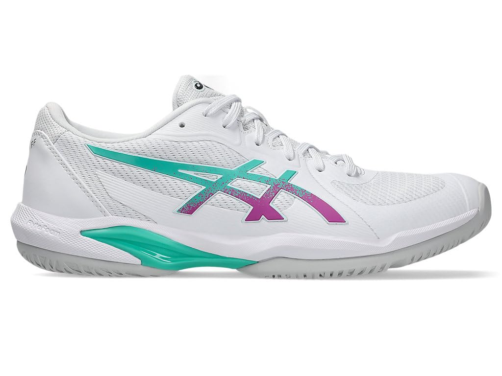 Asics Mens Tennis Solution Swift FF 2 Trainers, White, Size 9, Men