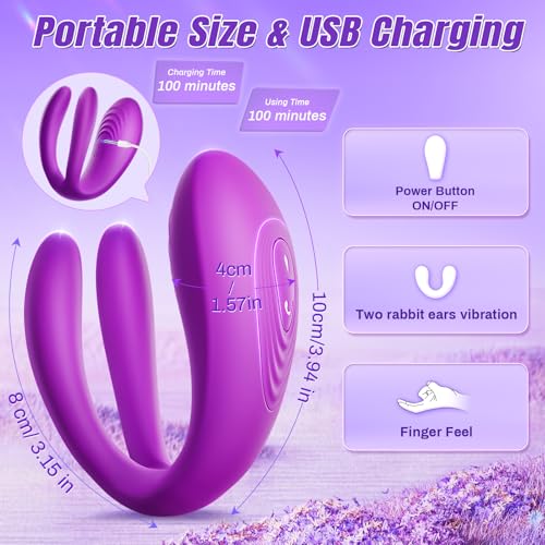 Image of Adult Sex Toys Wearable Vibrator - BIG SHOCKED Remote Control Vibrator Couples Female Women Sex Toy Penis Clitoral G Spot Vibrator with 10 Powerful Vibrations Double-Ended Dildos Sex Machine