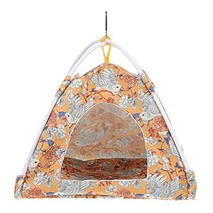 POPETPOP Vogel Hangmat Tent Nest Parrot Opknoping Hut Conure Huis Parkiet Slapen Bed Voor Kleine Dier Eekhoorn Fret…