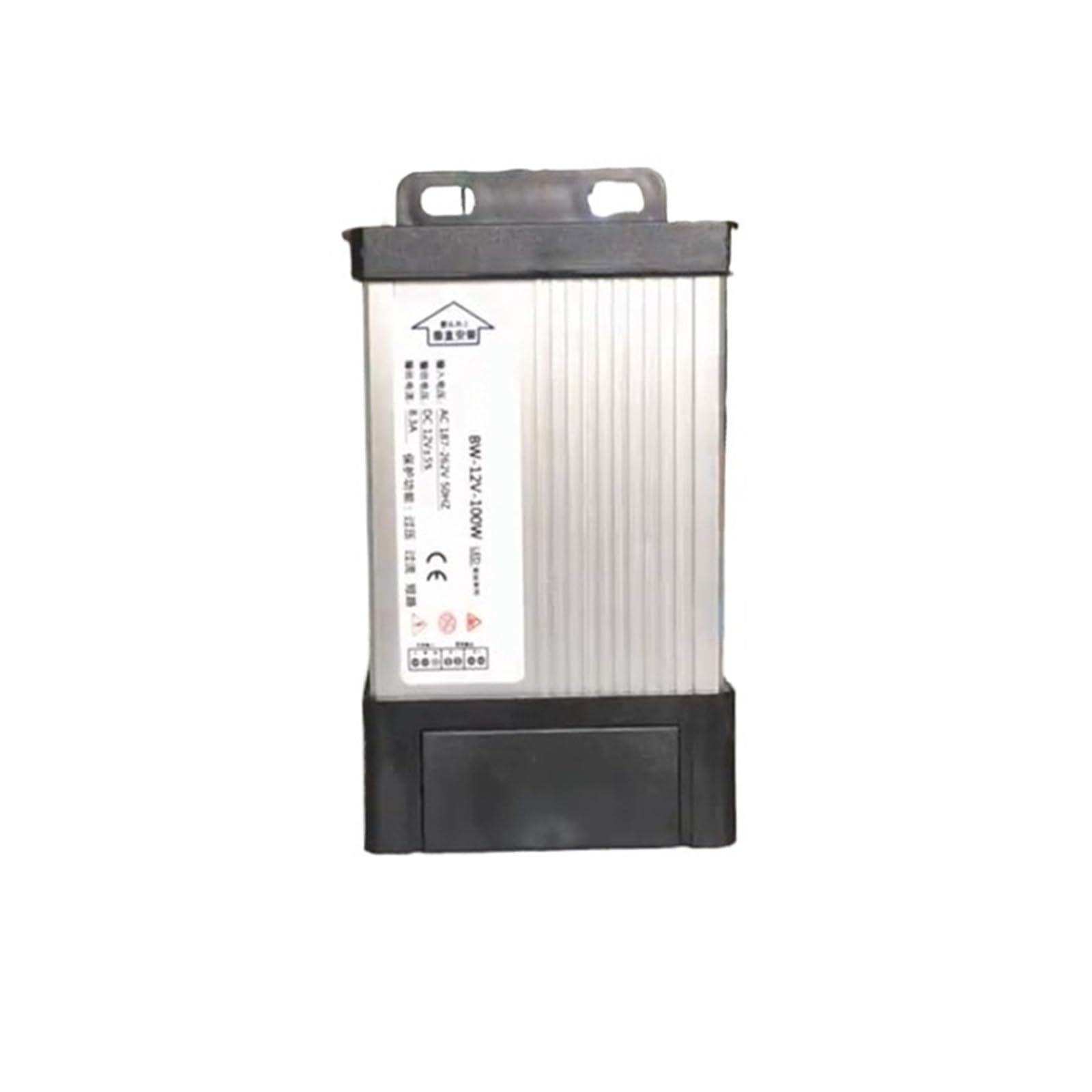 Alimentatore LED esterno impermeabile Driver LED DC 12V trasformatore singolo Interruttore di uscita 100W 100-240V