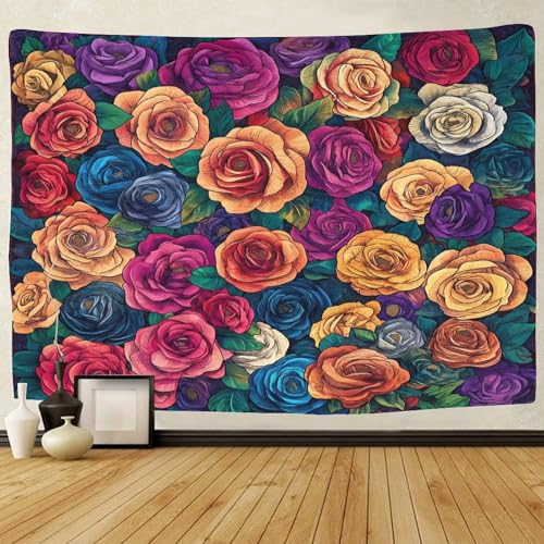 Tapisserie murale rose 3D grand tissu lavable multi-usage 180x230cm - 2