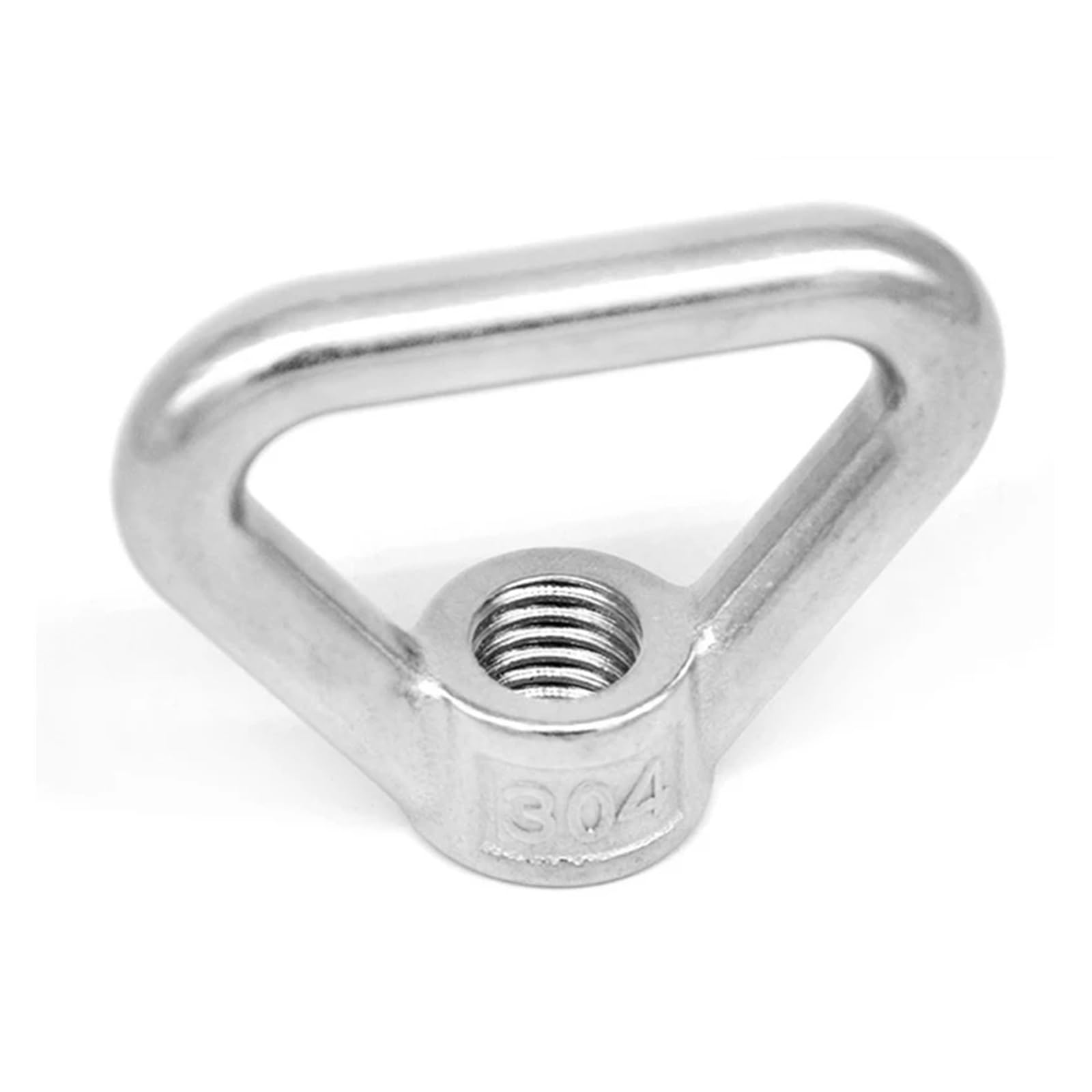 Pernos de ojo, pernos de ojo resistentes, tuerca de anillo triangular 2 piezas M8-M24 Tuercas roscadas con forma de anillo Marine 304 Acero inoxidable Anillos de tuerca de ojo de elevación Pernos Triá