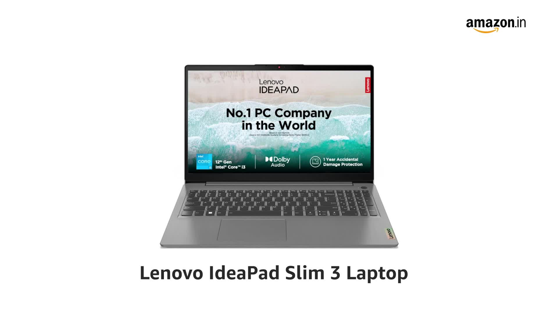 Lenovo IdeaPad Slim 3 Intel Core i3 12th Gen 15.6 inch (39.62cm