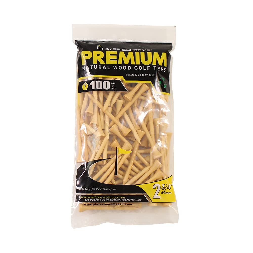 Player Supreme 100 Pack White or Natural 2-3/4