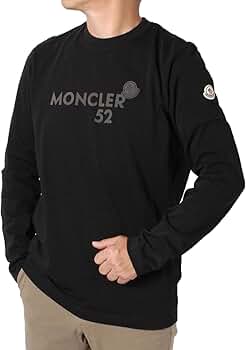 【24年製 美品】 MONCLER 長袖Tシャツ ポケット マグリヤ ブラック MONCLER モンクレール Tシャツ 8D00004 89AJS メンズ 長袖 ロンT