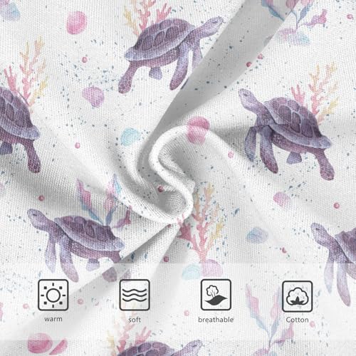 Little Girls' Soft Cotton Underwear Kids Breathable Comfort Sea Turtles Panties Briefs Toddler3