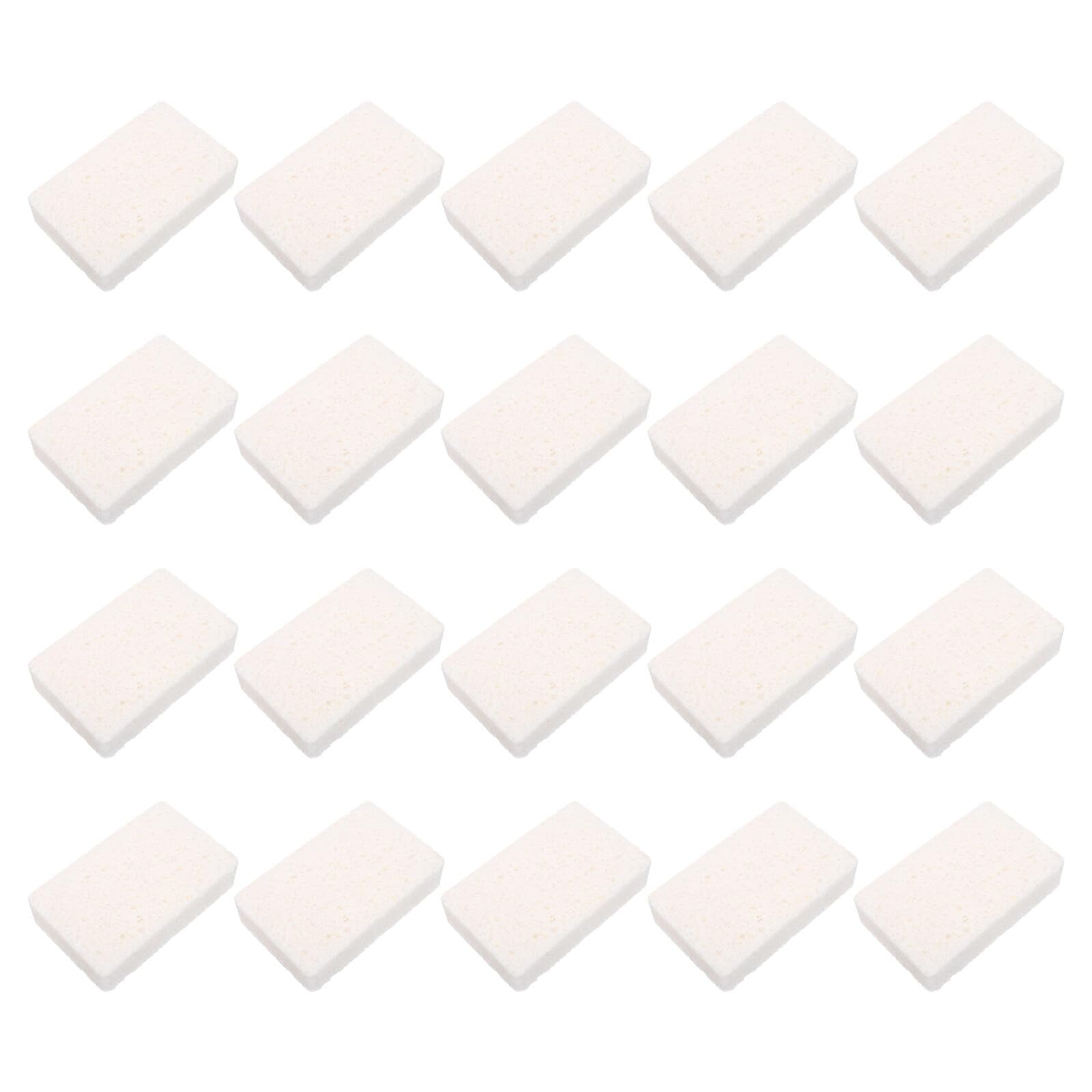 Gatuida Esponjas para Lavar Platos de Cocina de Celulosa de Color Claro 11x7x2.5 Cm Absorbentes Resistentes al Aceite Multiusos para Limpieza del Hogar 20 Piezas