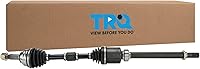 Vista 168 de TRQ Conjunto de eje CV delantero del lado del conductor o del pasajero Compatible con Subaru Crosstrek 2016-2017 2014-2015 XV Crosstrek
