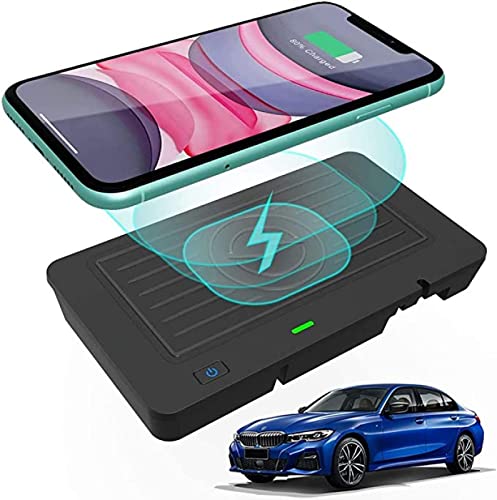 NAMEAL Wireless Car Charger for All Smartphones,for 3 Series G20 2019 2020 2021 Center Console Accessory Panel 15W Qi Fast Charging for All QI Smartphones