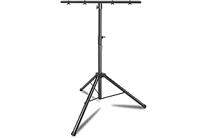 T-Bar DJ Lighting Stand, Heavy-Duty Par Tripod