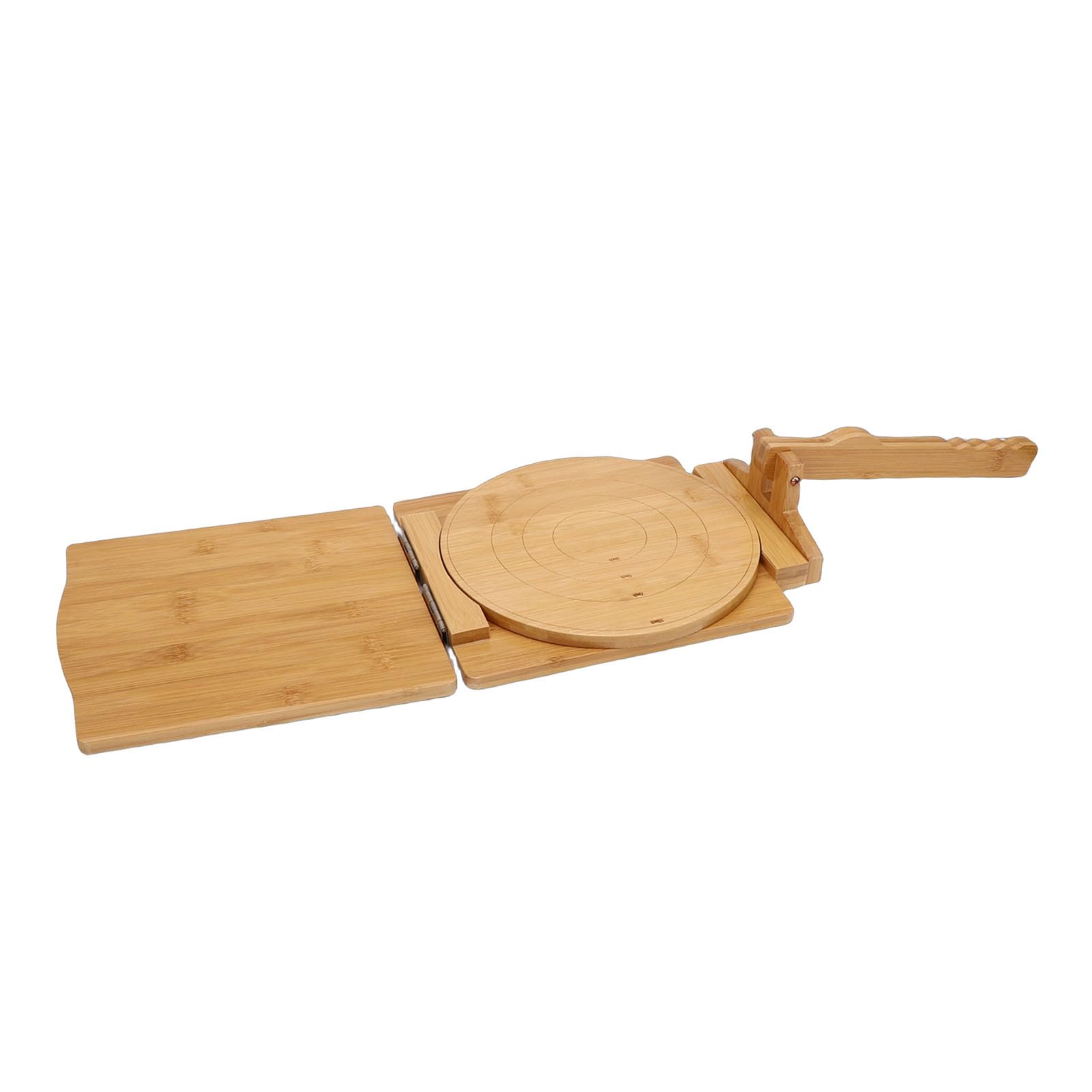 GOWENIC Sicherer und Ergonomischer Tortilla-Presser aus Holz für die Sichere und Bequeme Herstellung von Tortillas, Ideal für Links- und Rechtshänder
