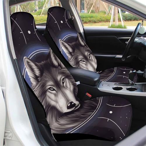 Housses de siège avant de voiture motif attrape-rêves pour rénovation intérieur auto