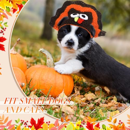 Huhumy Disfraz Gorro Pavo para Perros y Gatos Tamaño Small miniatura 5