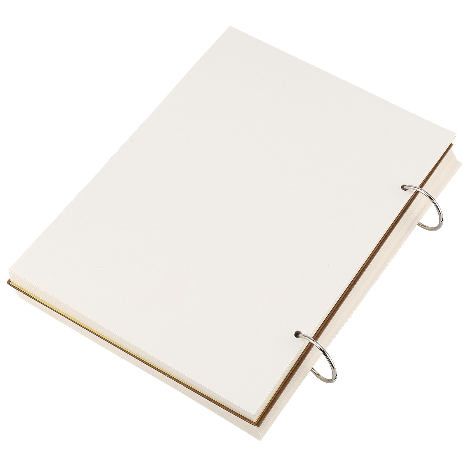 MOUYAT 4 Pack 37.5 X 26cm Spiral Sketch Books, 160gsm Paper 85 Sheets 170 Pages Art Blank Ring Binder Binding Sketchbook With Thickened Kraft Paper Cover For DIY Painting Drawing