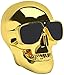 Jarre Technologies Aero Skull Nano - Altavoz portátil con Bluetooth, color dorado