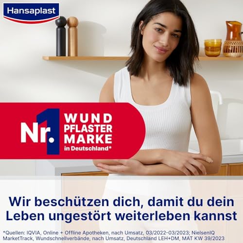 Hansaplast Kinderpflaster Sensitive (20 Strips), Wundpflaster mit niedlichen Tiermotiven zum Aufmuntern, schmerzlos zu entfernendes Pflaster Set