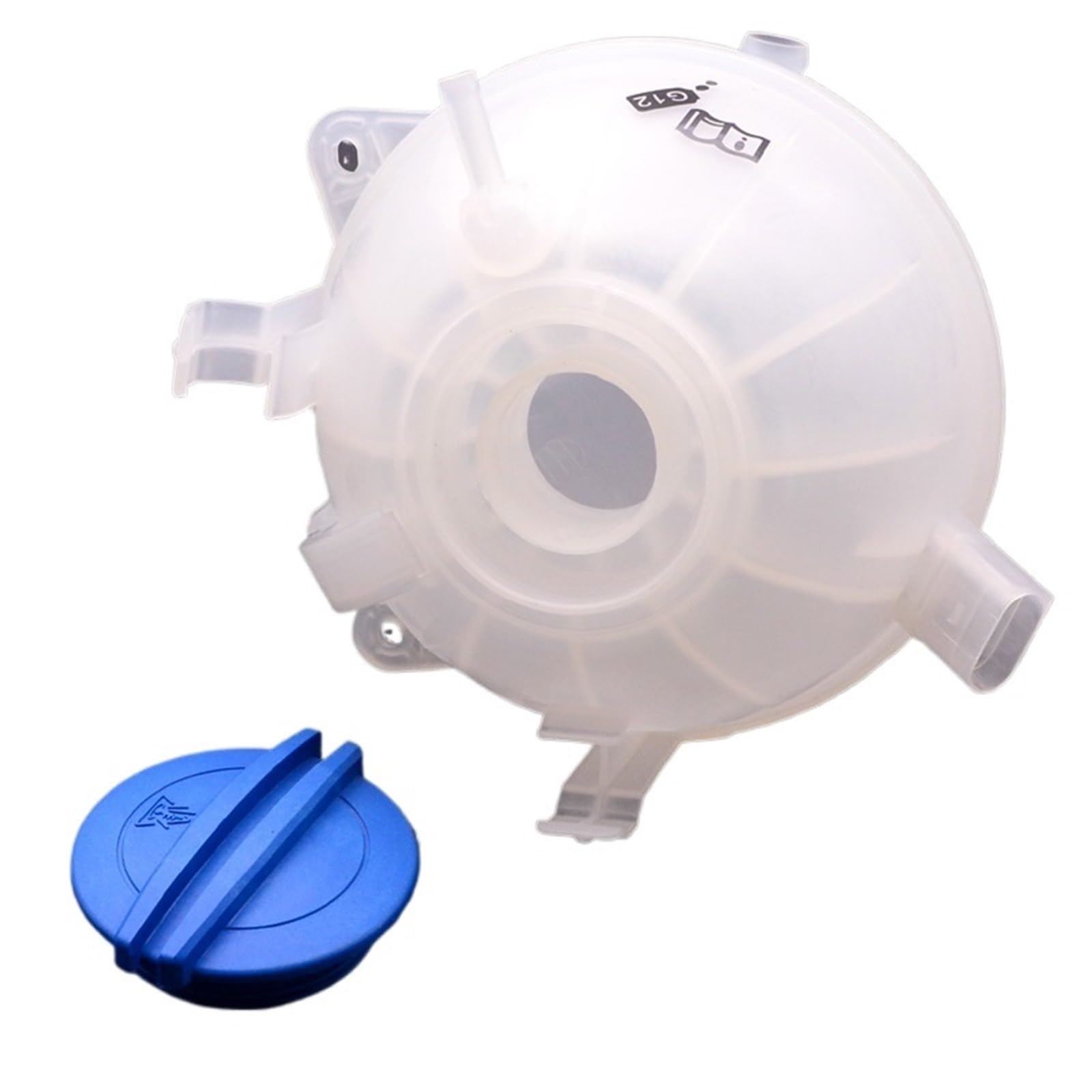 Vase d'expansion de liquide de refroidissement for voiture avec bouchon, compatible avec VW Jetta MK5, Golf MK6, Tiguan, Passat, Beetle, EOS, A3, Q3, TT 1K0121407A