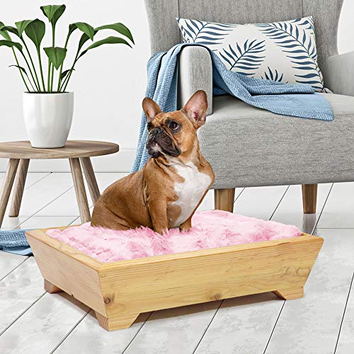Moots Timber Pet Bed Light With Luxury Cushion #TOP1