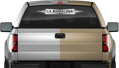 Miniatura 1 de LA MAMALONA Decal Sticker Windshield Window Vinyl Graphic Banner Rear Back Car Truck SUV Vehicle Calcomanía Troca Carro Tribal 36"x4.25"+ (Design