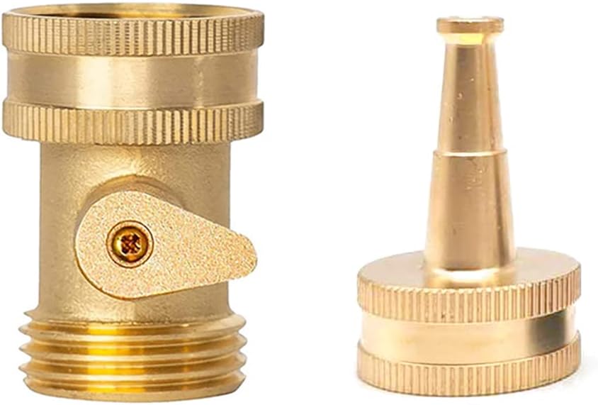 boinio Heavy Duty Brass Jet Nozzle High Pressure Water Hose