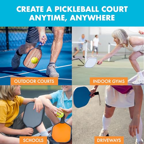 Pickleball Court Marking Kit | Pre-Measured Court Lines for Outdoor/Indoor Portable Pickleball Court | Tape Court Flooring | One Time Use - Image 4