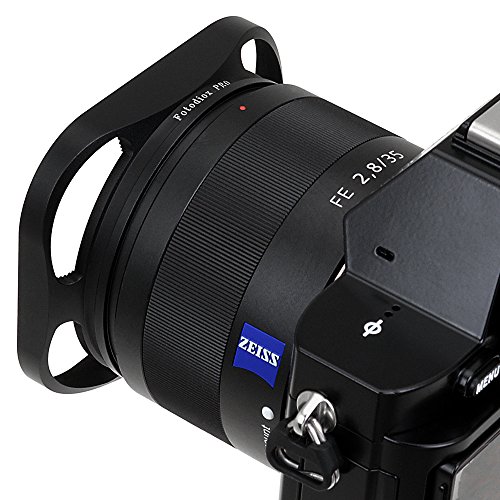 Fotodiox Pro Rangefinder Inspired Lens Hood Compatible With Sony Rx1 / Rx1 R / Rx1 Rii And Various Sony E-Mount Lenses - All Metal Rangefinder Style Hood (Replaces Sony Lhp-1 Hood) #TOP1