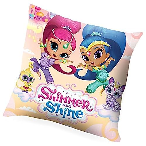 Kids - Shimmer&Shine SH17002 Cojín Doble Cara, 40 x 40 cm