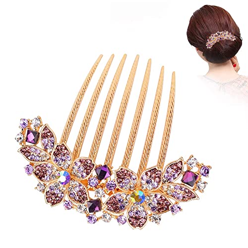 Buy Hair Clips 7 Claws Hair Clamp Nonslip Comb Rhinestone Hairpins