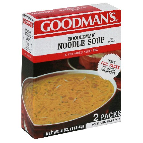 Goodman's Noodleman Noodle Soup Mix, 4 Ounce (Pack of 24)