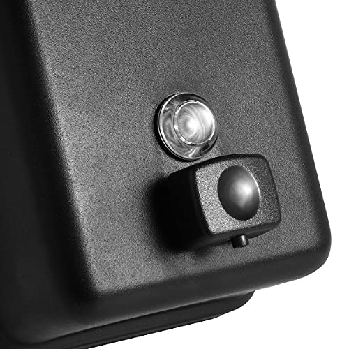 Sunera Black Soap Dispenser Commercial 304 Stainless Steel Wall Mount Liquid Soap Dispenser Manual Public Hand Soap Dispenser Industrial Black Soap Dispenser Black Ss Hand Sanitizer Dispenser thumb #4