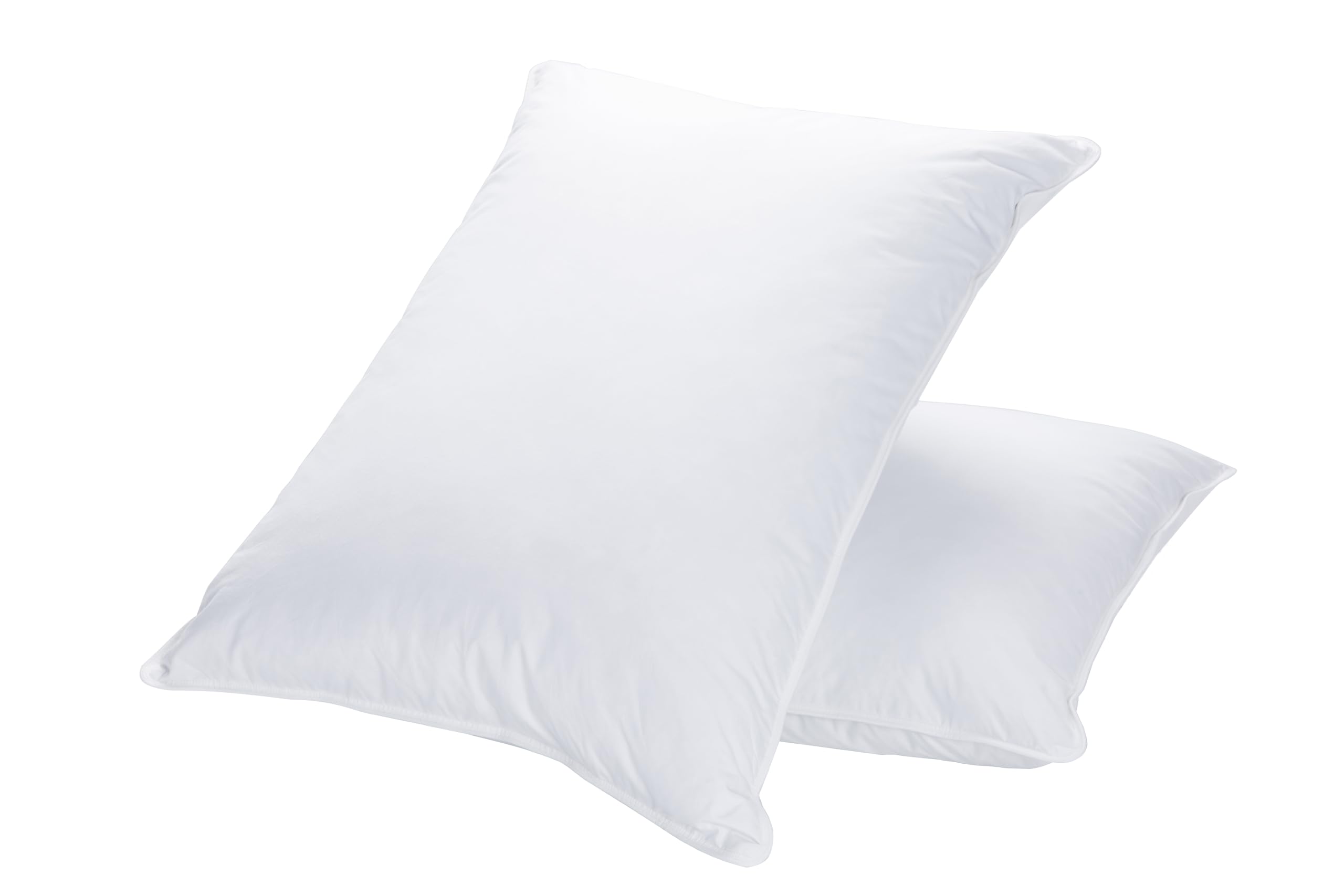Oreiller en plumes d'oie, 74 x 48 cm, blanc