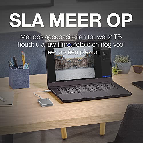 Seagate One Touch SSD, 1 TB, Extern SSD, Silver, USB 3.0, 4 månader Adobe Creative Cloud, 1 års Mylio, 3 års Rescue… - Image 4