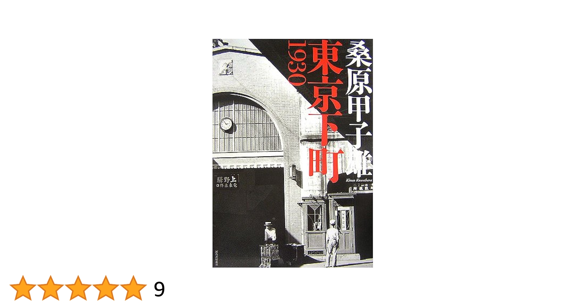 絶版本 東京下町１９３０／桑原甲子雄【著】帯付き カバー付き 中古美品 絶版本 東京下町1930／桑原甲子雄【著】帯付き カバー付き