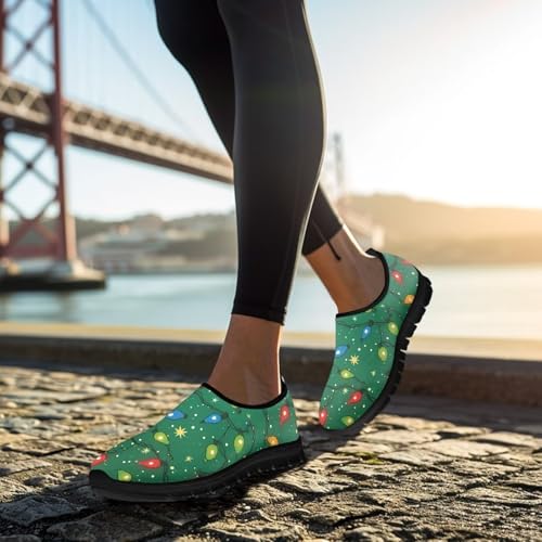 Image of Women's Loafers Slip On Slip Shoe Casual Walking Shoes Non Slip Work Shoes Mesh Athletic Sneakers