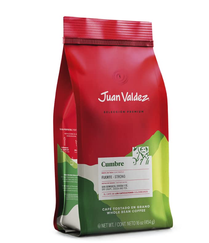 Miniatura 2 de Juan Valdez Coffee Strong Cumbre - Café colombiano de grano entero 1601oz