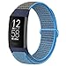 Runostrich Cinturino in nylon compatibile con Fitbit Charge 4/Charge 3/SE, morbido cinturino di ricambio traspirante con cinturino per donne e uomini (blu oceano)