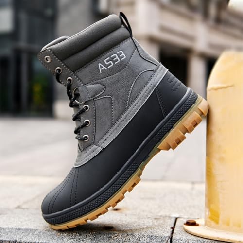 Men's Waterproof Snow Boots for Winter: Provide Excellent Warmth and Waterproofing. Perfect for Winter Adventures.2
